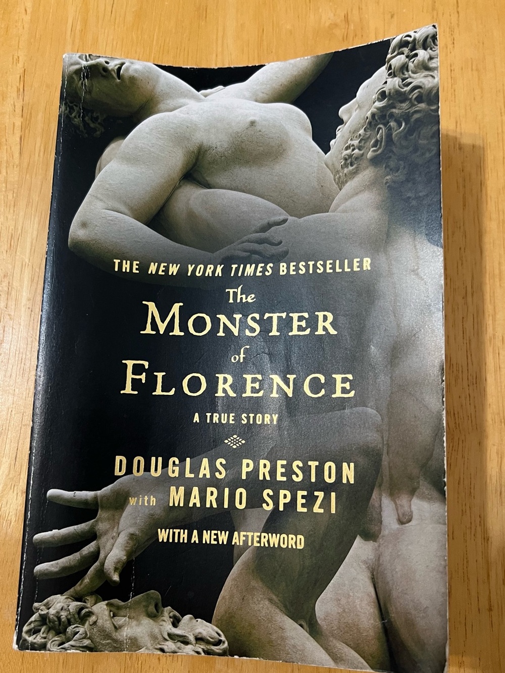The Monster of Florence by Douglas Preston (Black/Cream cover)